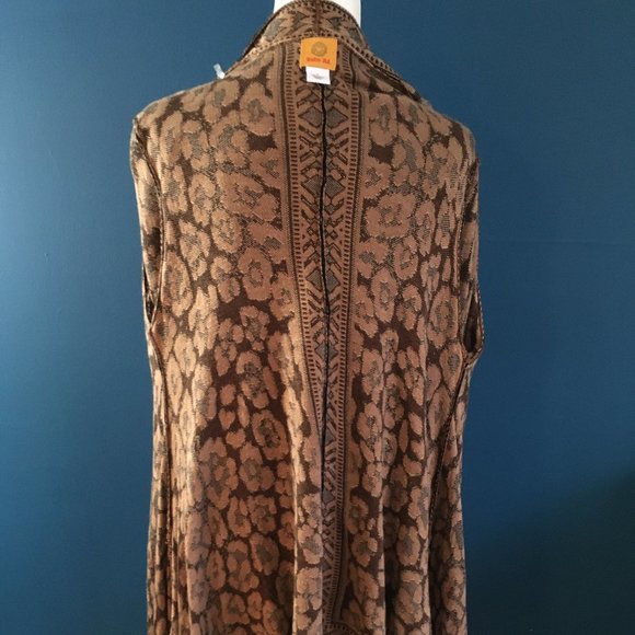 Ruby Road Leopard Print Lightweight Cardigan - Picture 5 of 5